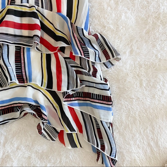 NWT Eva Franco Milana Striped Dress 0P - Picture 2 of 11